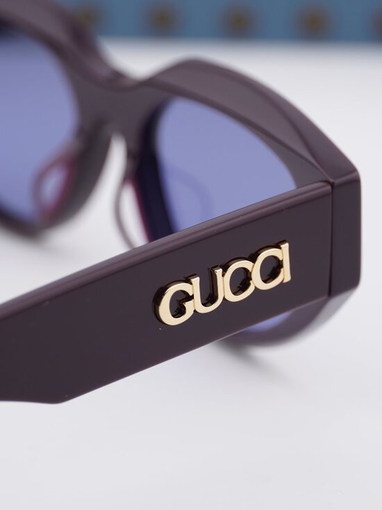 Gucci GG1845SA 004 Square Sunglasses - Violet main image 9